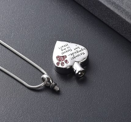 Pet Keepsake Jewelry Fashionable Cremation Urn Necklace for Ashes Pendant OEM/ODM