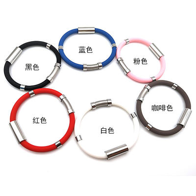 Anti-Static Waterproof Wrist Strap Men's and Women's Negative Ion Silicone Bracelet