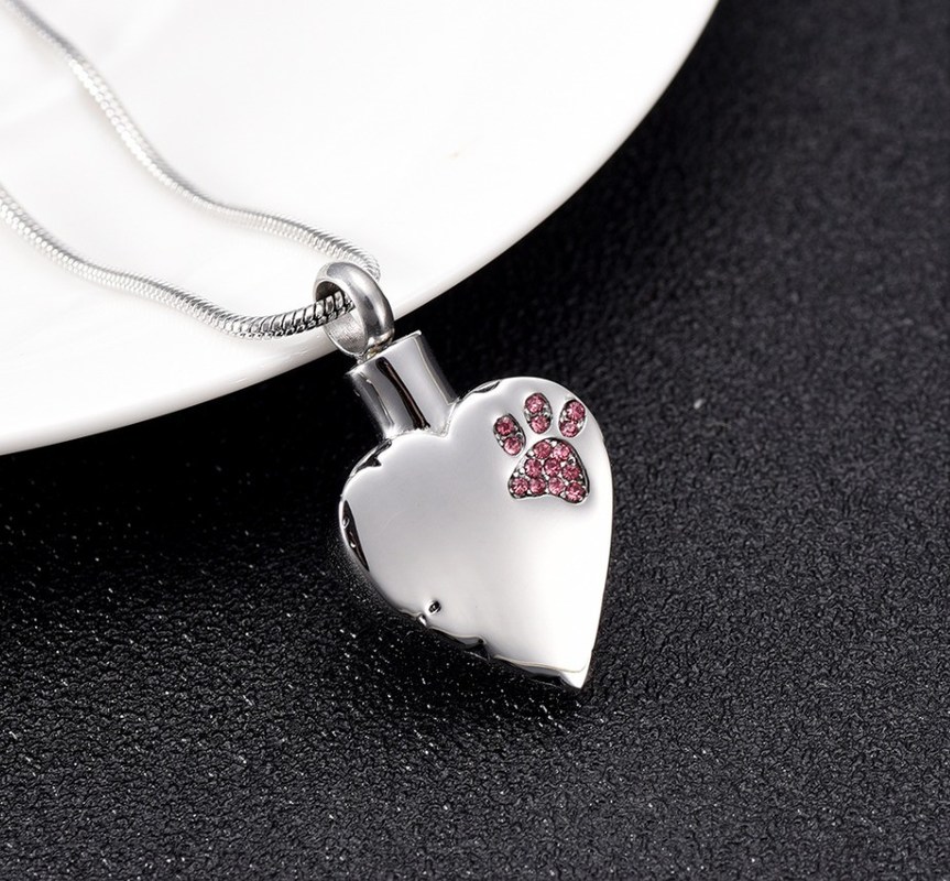 Pet Keepsake Jewelry Fashionable Cremation Urn Necklace for Ashes Pendant OEM/ODM